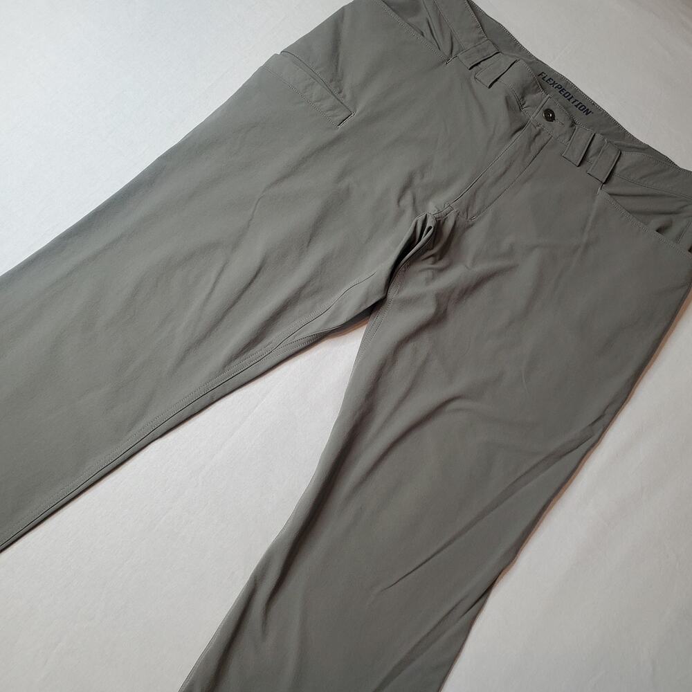 Duluth Trading Men's 40X30 Flexpedition Standard Fit Straight Pants Gray 75292